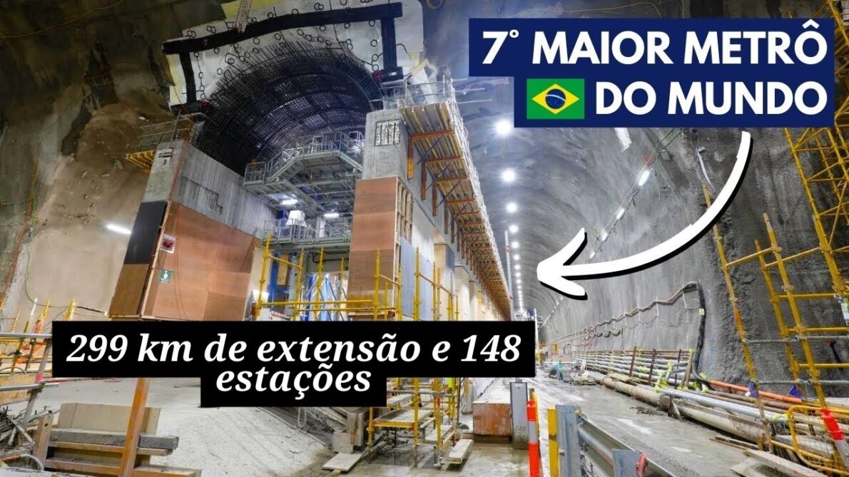 A maior expansão de metrô da América Latina em São Paulo promete revolucionar a mobilidade urbana