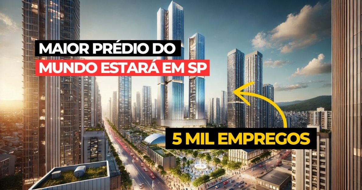 Sorocaba planeja construir o maior prédio do mundo, com 170 andares e 1 km de altura. Investimento bilionário vai gerar 5 mil empregos.