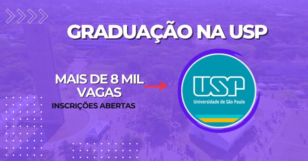 Última chance de estudar na USP! Fuvest encerra inscrições nesta terça (08). Corra para garantir sua vaga na melhor universidade do país!