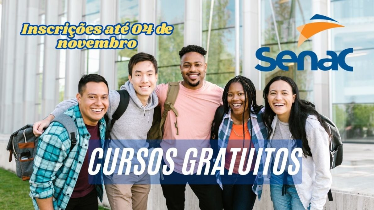 As inscrições estão prorrogadas até 04 de novembro! O SENAC anuncia cursos gratuitos para primeiros socorros, cozinheiro, recepcionista e mais