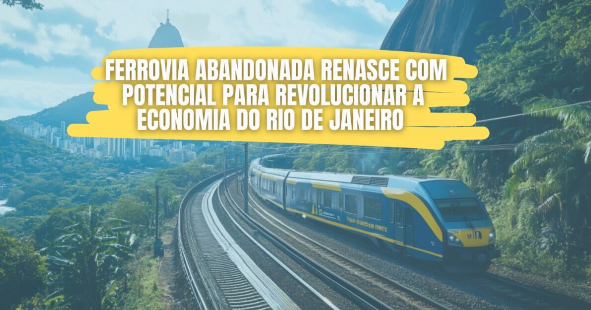 A ferrovia EF-118 pode transformar o Porto do Açu e o estado do Rio de Janeiro, mas enfrenta sérios desafios políticos e logísticos. (Imagem: Reprodução/Canva)