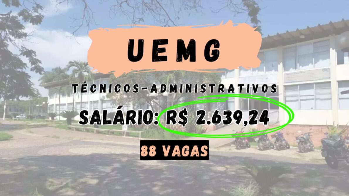 Processo seletivo, vagas, técnico, UEMG