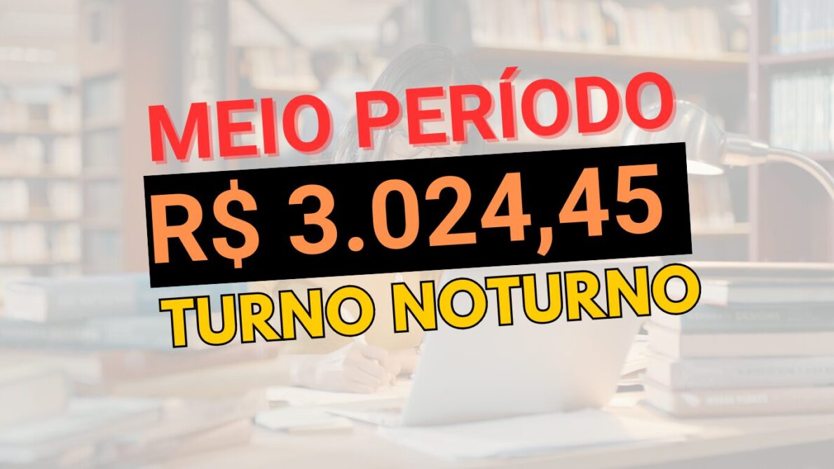 “meio período”, “período noturno”, “vagas de emprego”