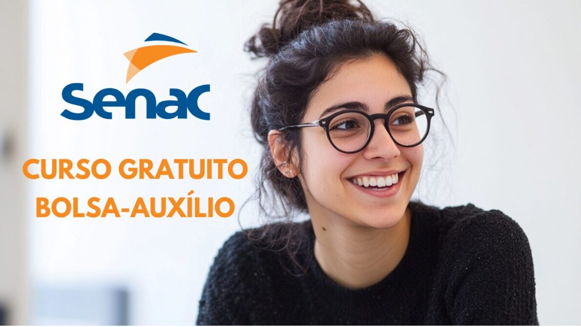 senac - curso gratuito - bolsa - auxílio