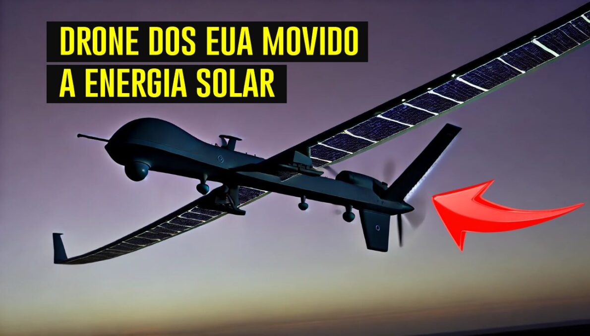 Exército dos EUA, drone movido a energia solar