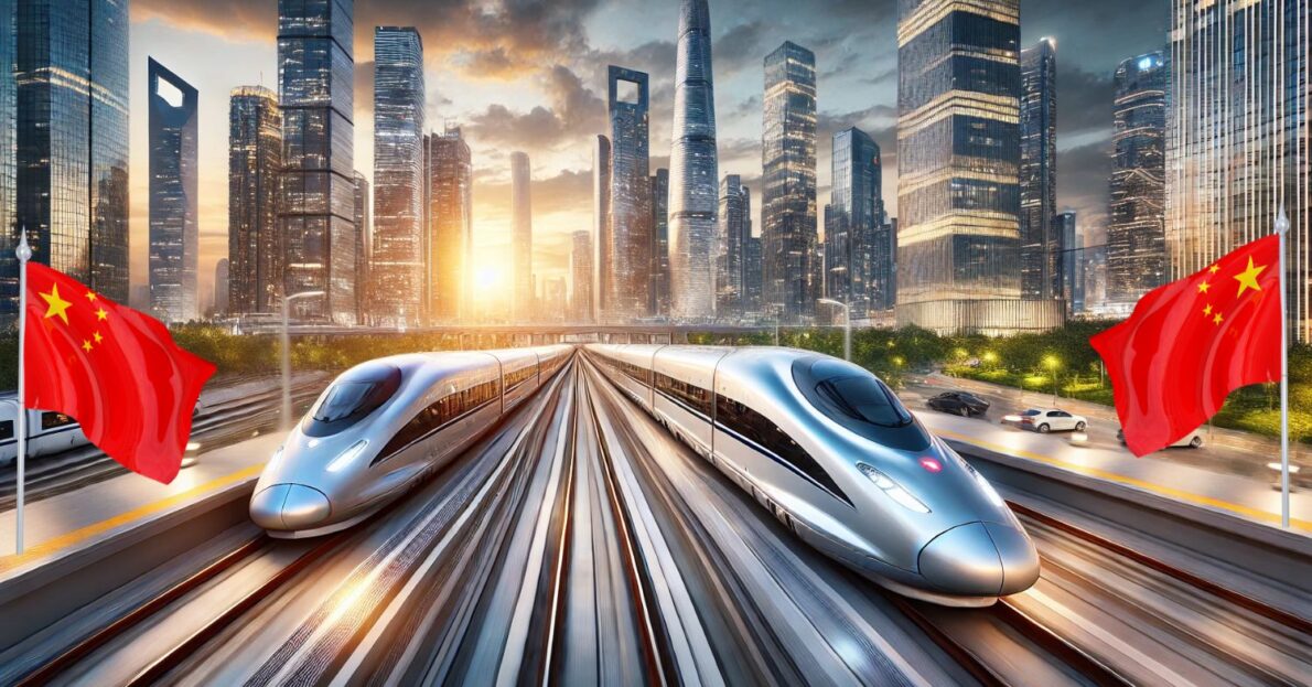 Com 160 mil km de trilhos e 46 mil km de alta velocidade, China transforma o transporte ferroviário e desbanca potências como EUA, Europa e Japão com inovação e eficiência energética inédita