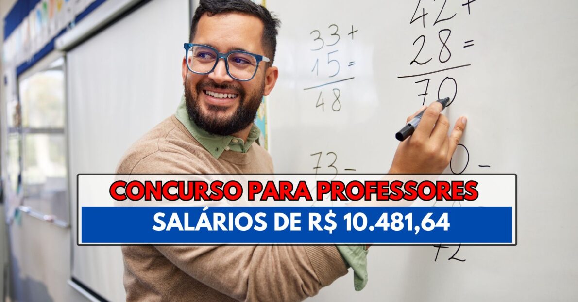 Universidade Federal abre concurso público com 45 vagas com salários de R$ R$ 10.481,64 para professores das áreas de Administração, Enfermagem, Mecânica, Energia solar e mais!