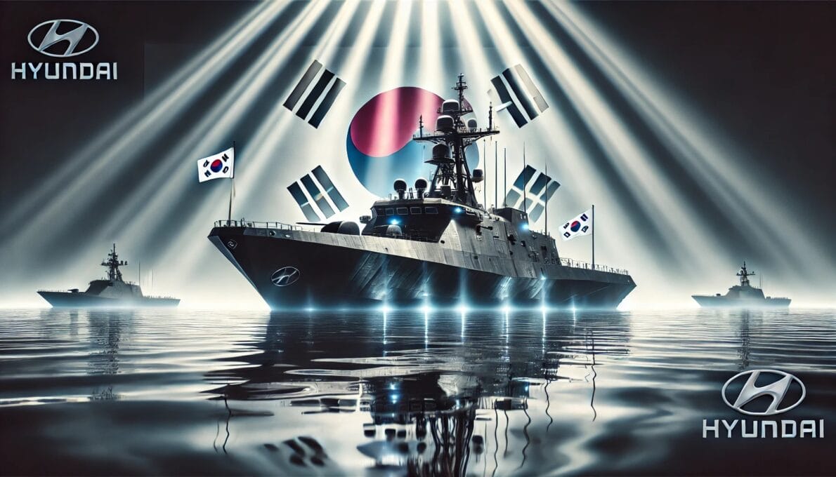 Coreia do Sul escolhe Hyundai para projetar navio inovador com tecnologia militar avançada, marcando nova era na indústria naval e fortalecendo sua capacidade de defesa