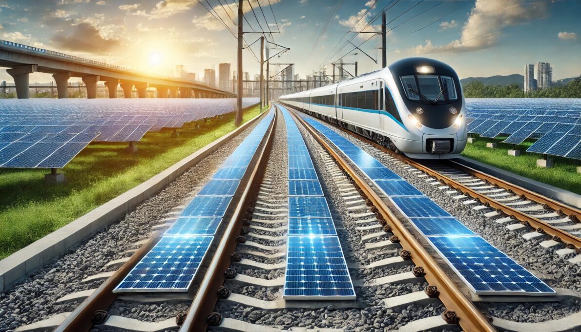 Energia solar em trilhos de trem: Sun-Ways inova com painéis solares e promete revolucionar o transporte público 