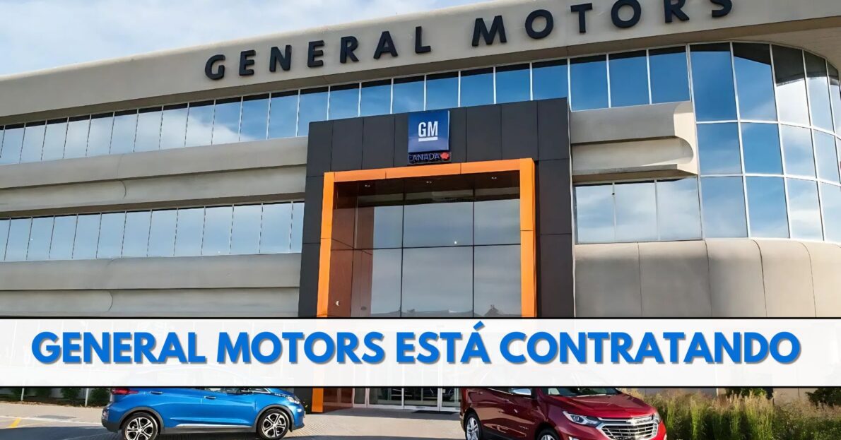 General Motors – GM está contratando candidatos com e sem experiência! Processo seletivo oferece mais de 300 vagas com salários de até R$ 5 mil 