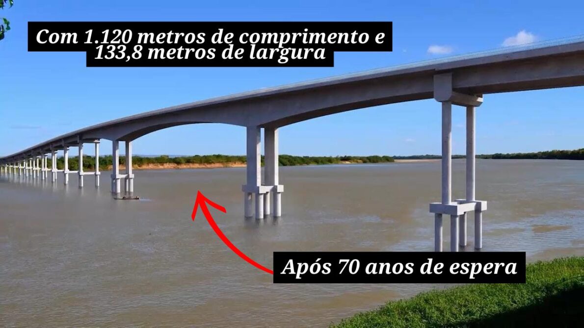 Grande obra de infraestrutura é iniciada: construção da maior ponte de Minas Gerais sobre o Rio São Francisco já está em andamento