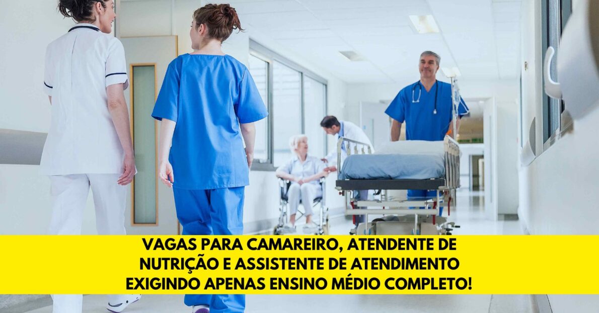 Hospital Moinhos de Vento oferece 45 vagas de trabalho