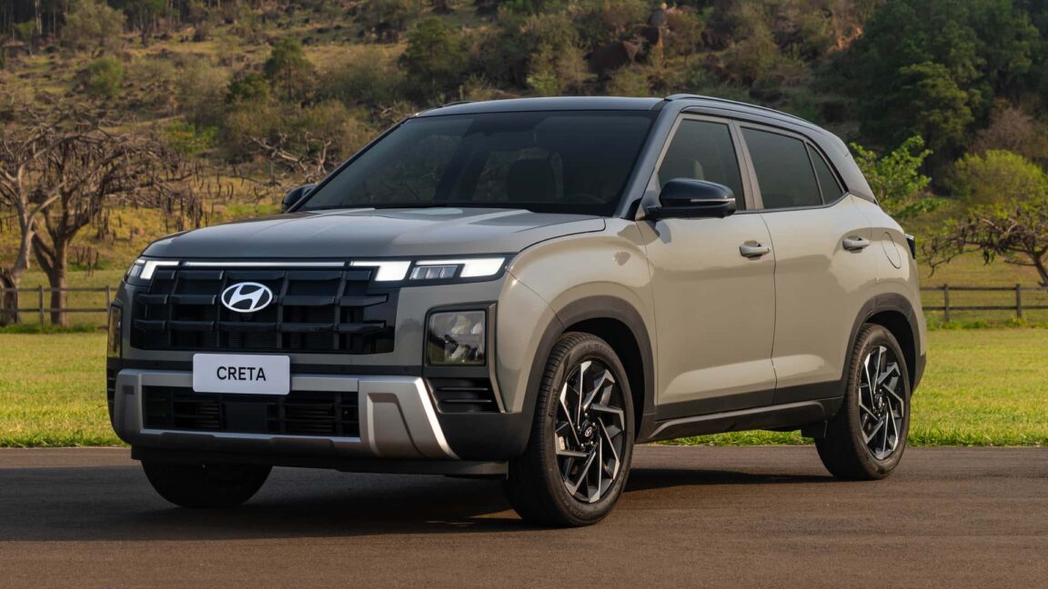 Hyundai Creta 2025 supera Tucson com quase 200 CV e vira o SUV mais potente da categoria na faixa dos R$ 140 mil! 