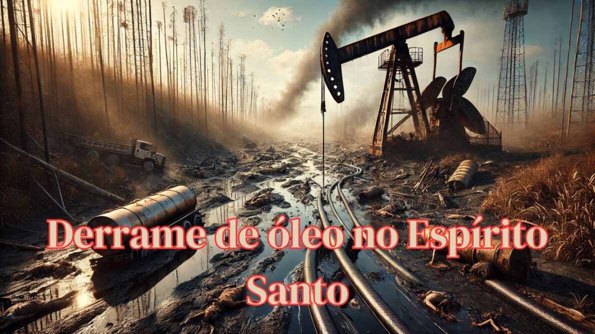 Desastre ambiental causado por derramamento de óleo em campo de petróleo brasileiro