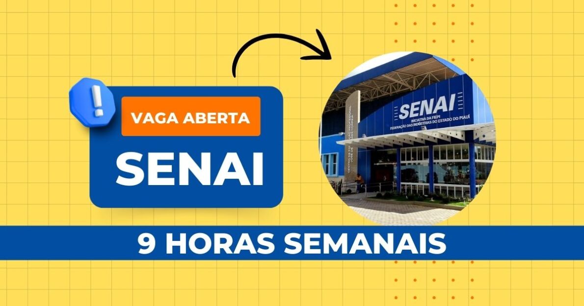 O SENAI abriu vagas para especialista em mídias digitais com carga horária de apenas 9 horas semanais! Quer saber como se candidatar?