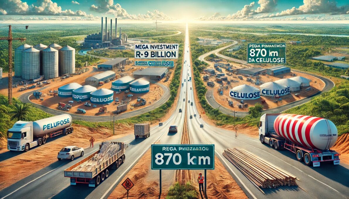 Mega investimento de R$ 9 bilhões e privatização de 870 km de rodovias com a chegada da Rota da Celulose prometem destravar milhares de empregos