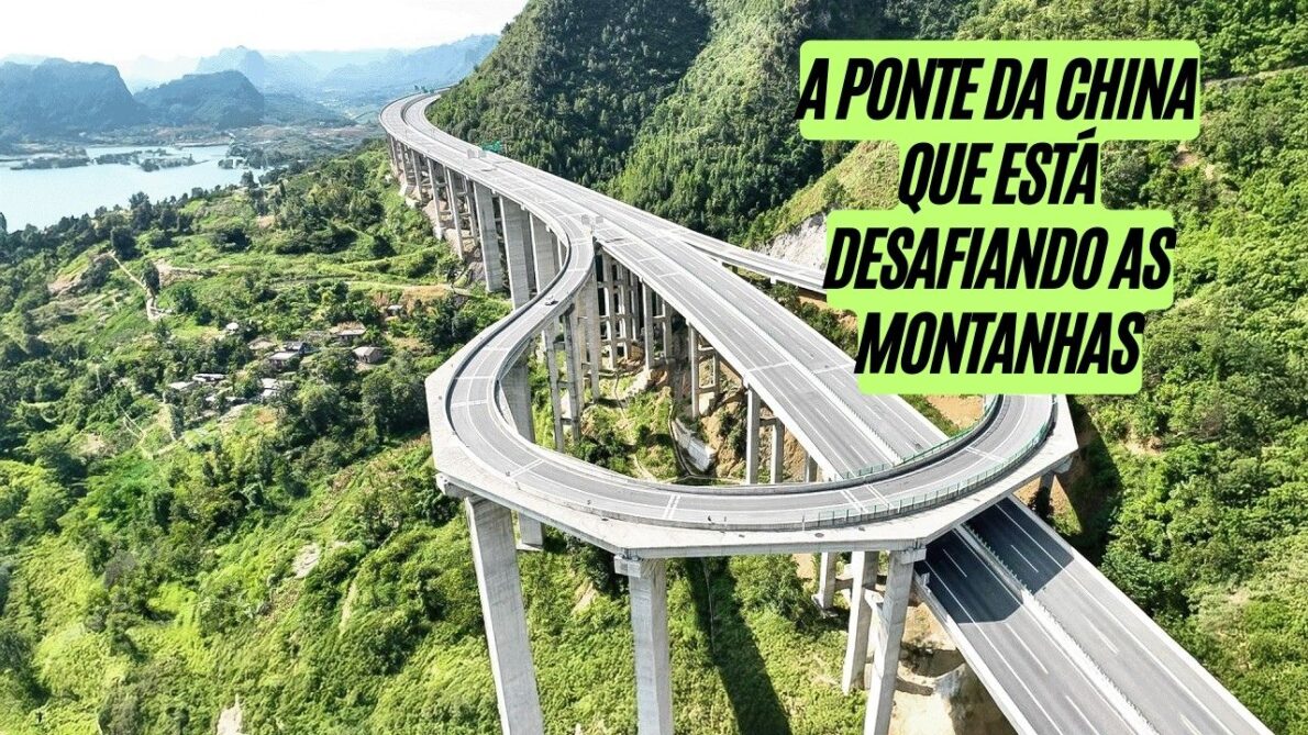 Nada igual a essa ponte da China: Uma obra monumental conecta comunidades, supera montanhas e redefine os limites da construção