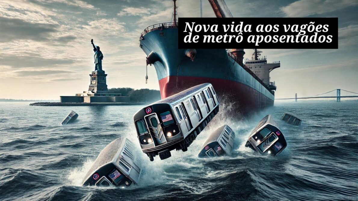 Nova York despeja mais de 2.500 vagões de metrô no oceano e o resultado surpreende!