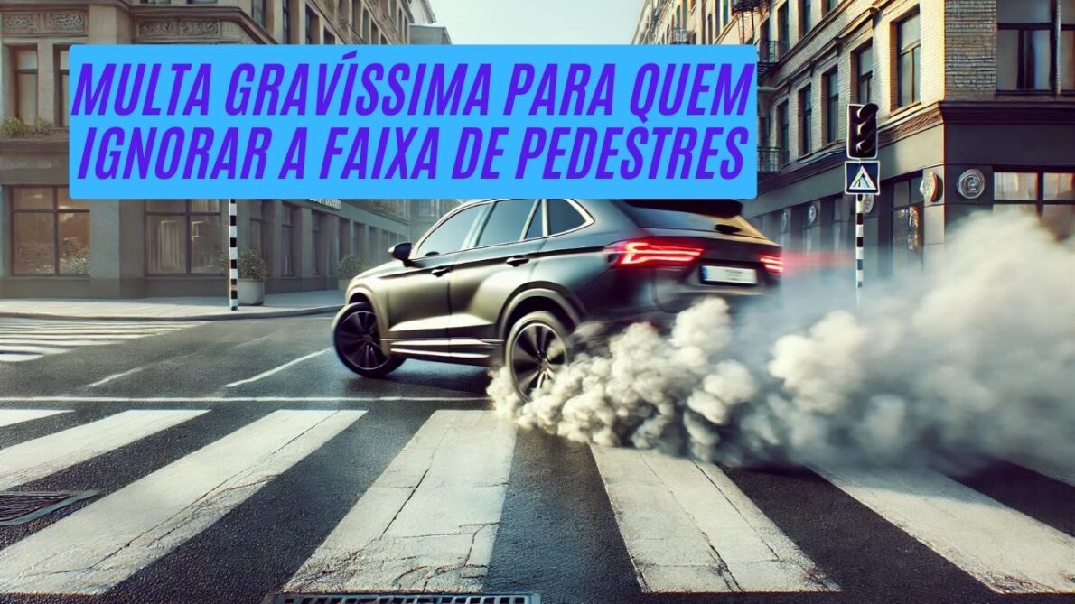 Nova lei vai aumentar penalidade e valor das multas para quem desrespeitar a faixa de pedestres no Brasil