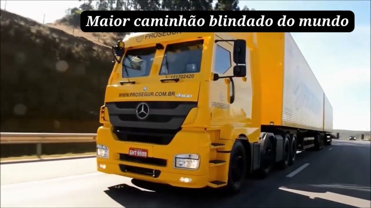 O maior caminhão blindado do mundo é da PROSSEGUR e promete revolucionar a segurança no transporte de cargas