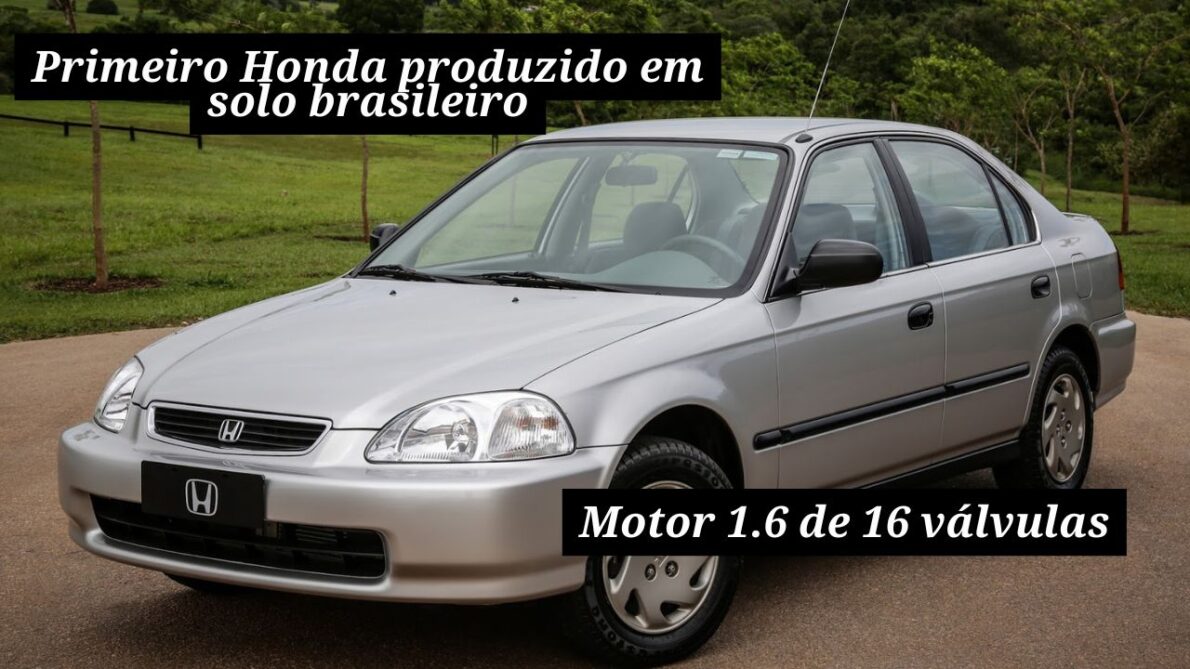 O surpreendente Honda Civic LX 1997: uma viagem no tempo com o primeiro modelo fabricado no Brasil