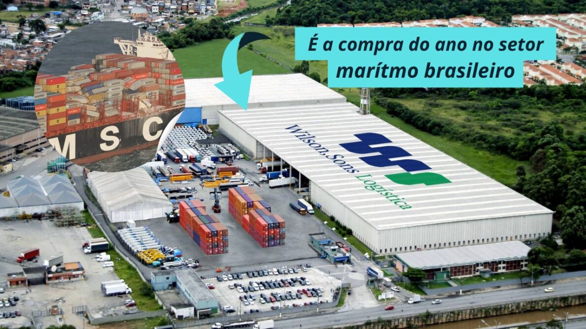 Por R$ 4,35 bilhões, gigante marítima MSC compra empresa brasileira de logística portuária e marítima centenária Wilson Sons, conhecida pelos serviços de rebocadores e terminais de contêineres