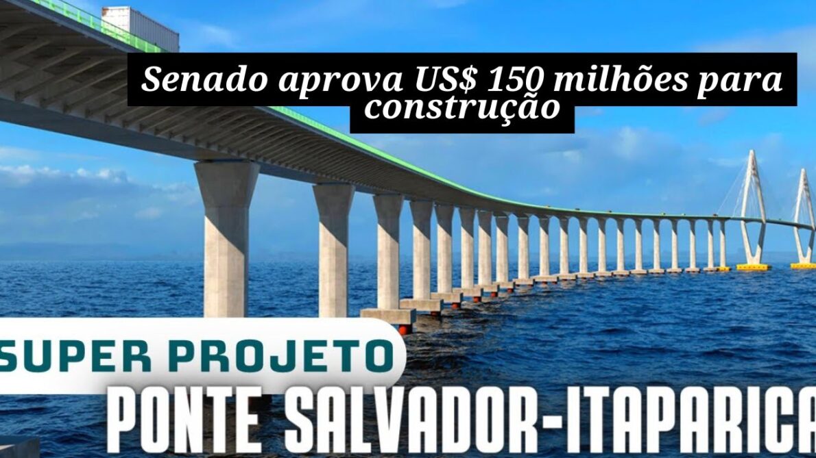 Promete revolucionar a Bahia! A tão aguardada Ponte Salvador-Itaparica acaba de dar um passo gigantesco rumo à realidade