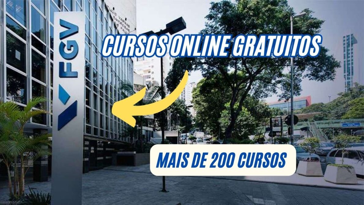 Qualifique-se no conforto da sua casa! A FGV (Fundação Getúlio Vargas) está oferecendo mais de 200 cursos online gratuitos; Oportunidade valiosa para profissionais que querem evoluir em suas carreiras