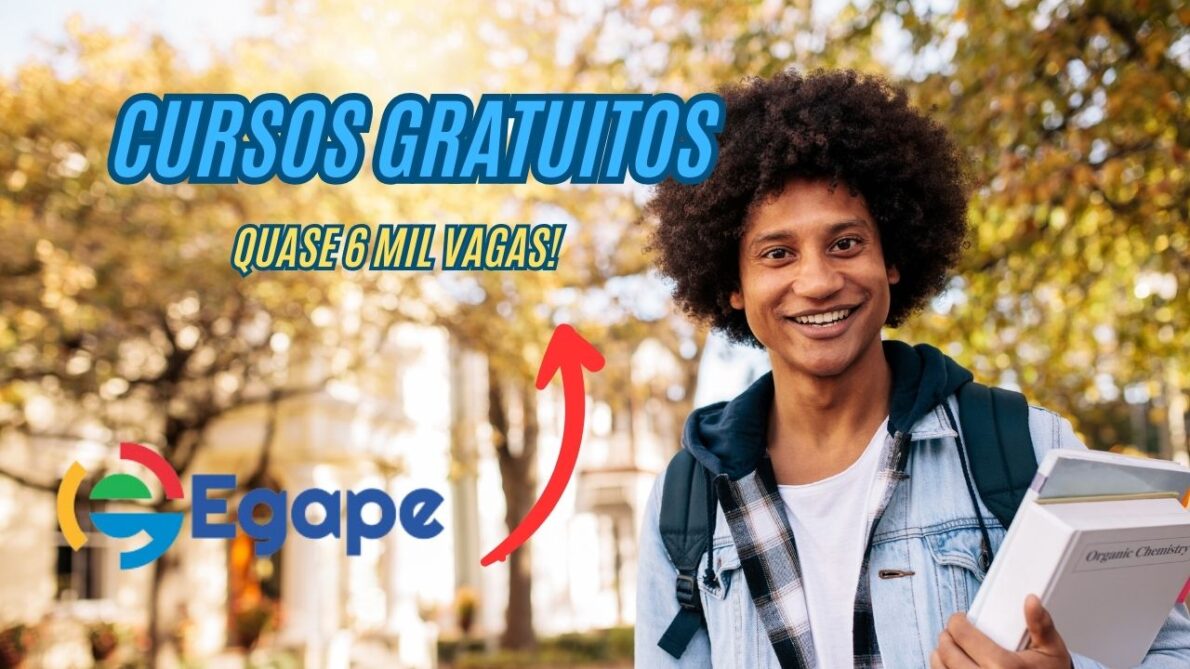 Quase 6 mil vagas para cursos gratuitos em instituição de ensino dedicada à formação e capacitação de servidores públicos; veja como se inscrever nos cursos da Egape