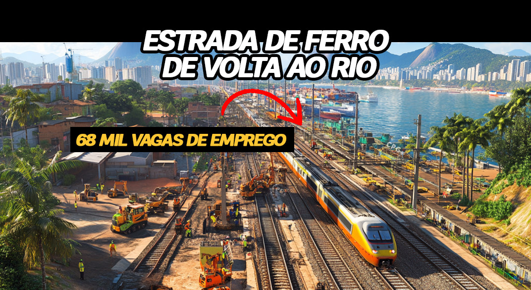 A Estrada de Ferro 118 pode gerar 68 mil empregos e mais de 2 bilhões em investimentos no Rio de Janeiro, impulsionando a economia local.