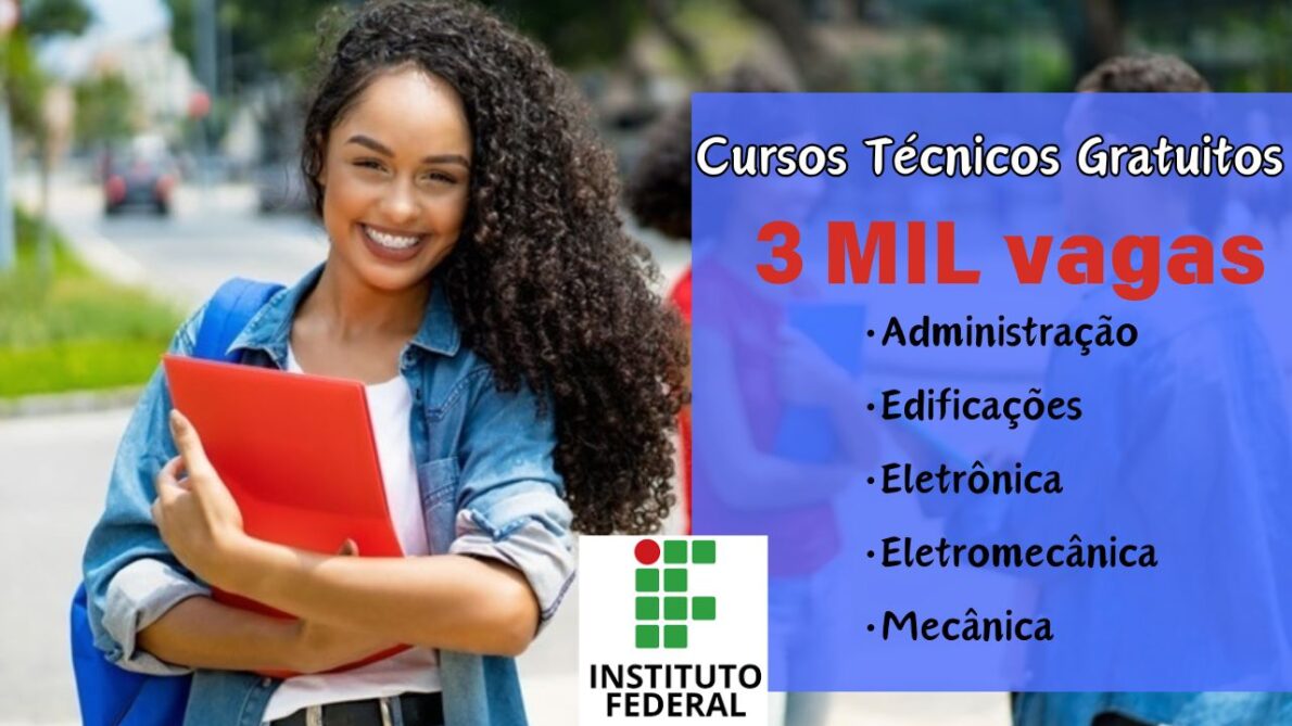 técnicos - gratuitos - vagas - cursos