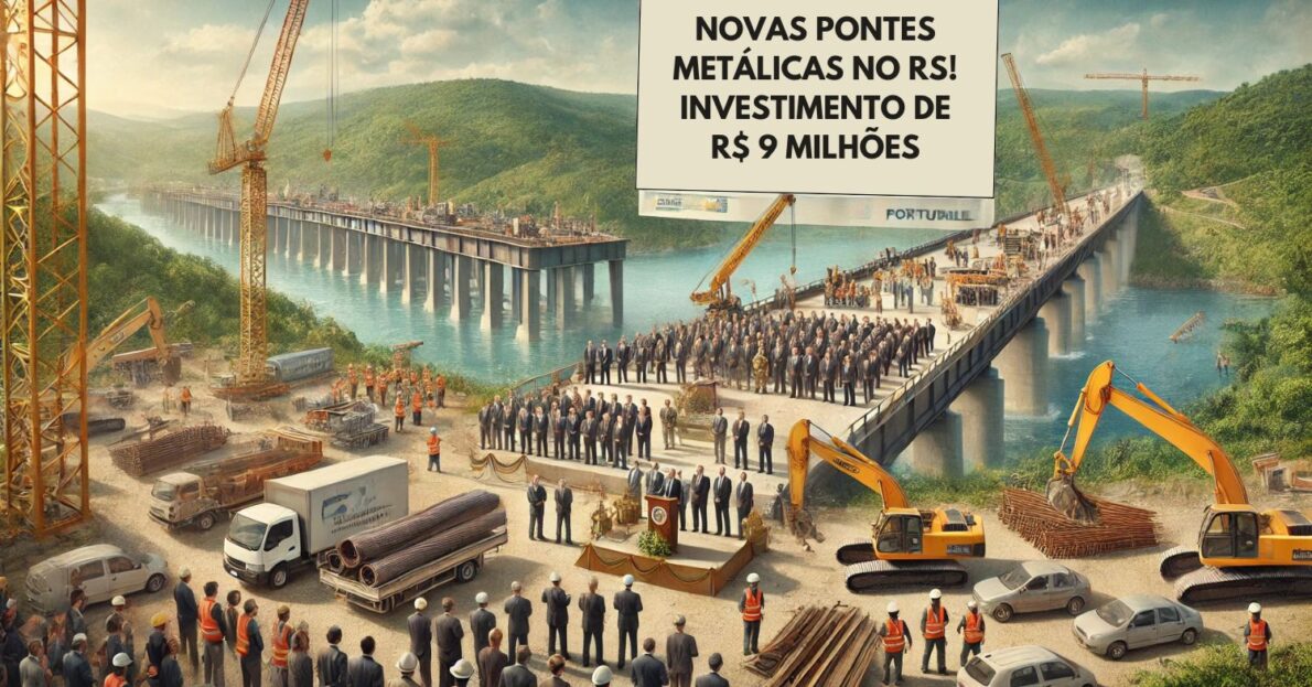 Rio Grande do Sul anuncia inicio das obras para construção de 10 novas pontes metálicas gigantes com investimento de R$ 9 milhões; milhares de empregos serão gerados!