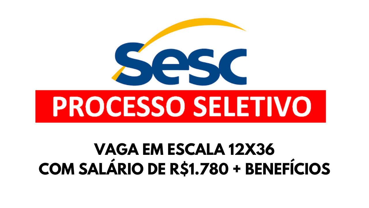 O SESC oferece vaga de emprego temporária para o cargo de Recepcionista de Piscina, com disponibilidade para trabalhar aos finais de semana.