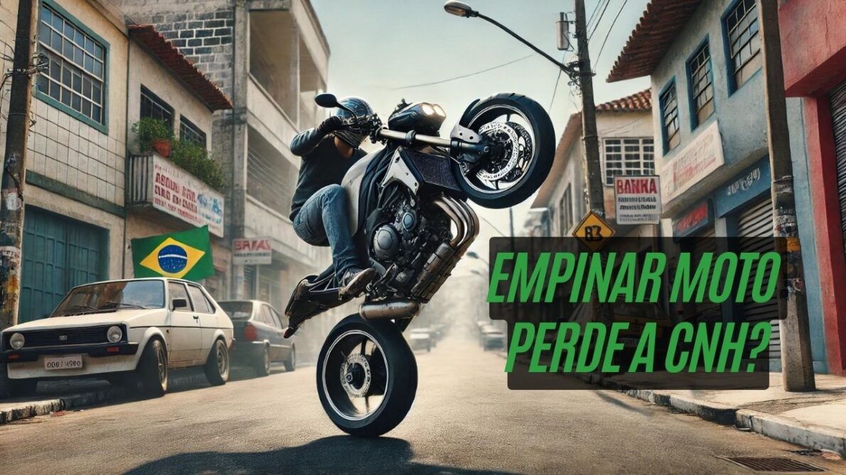 Se aventurar em uma roda só: empinar moto é prática comum, mas arriscada, que pode resultar em multa, apreensão do veículo e até suspensão da CNH