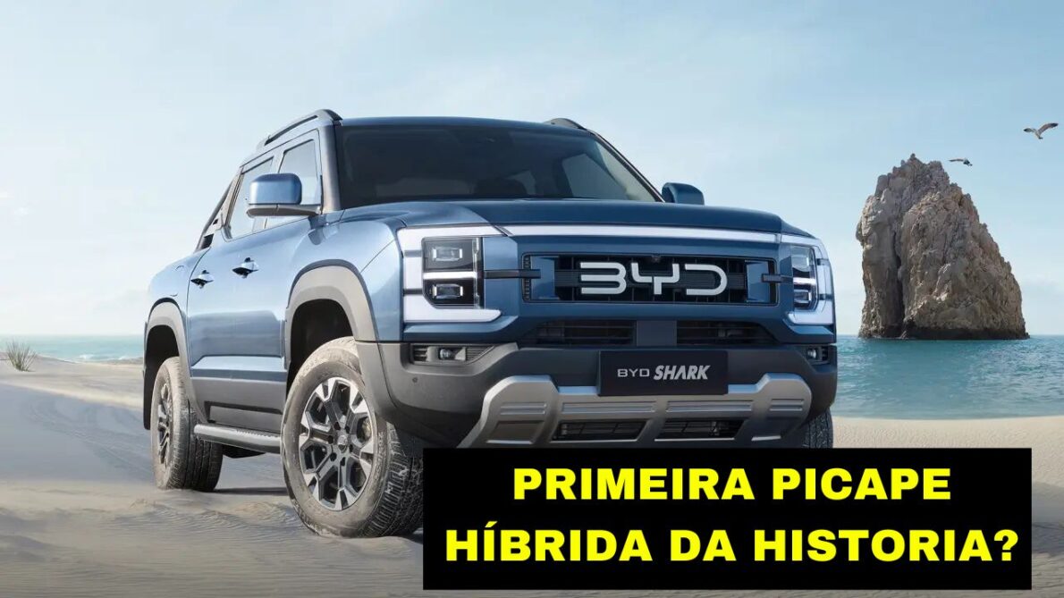 Shark da BYD: primeira picape híbrida revoluciona mercado automotivo