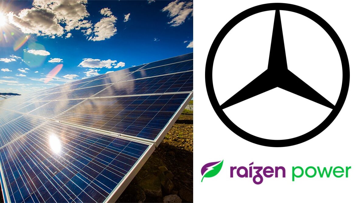 Mercedes-Benz, Raízen, usina solar