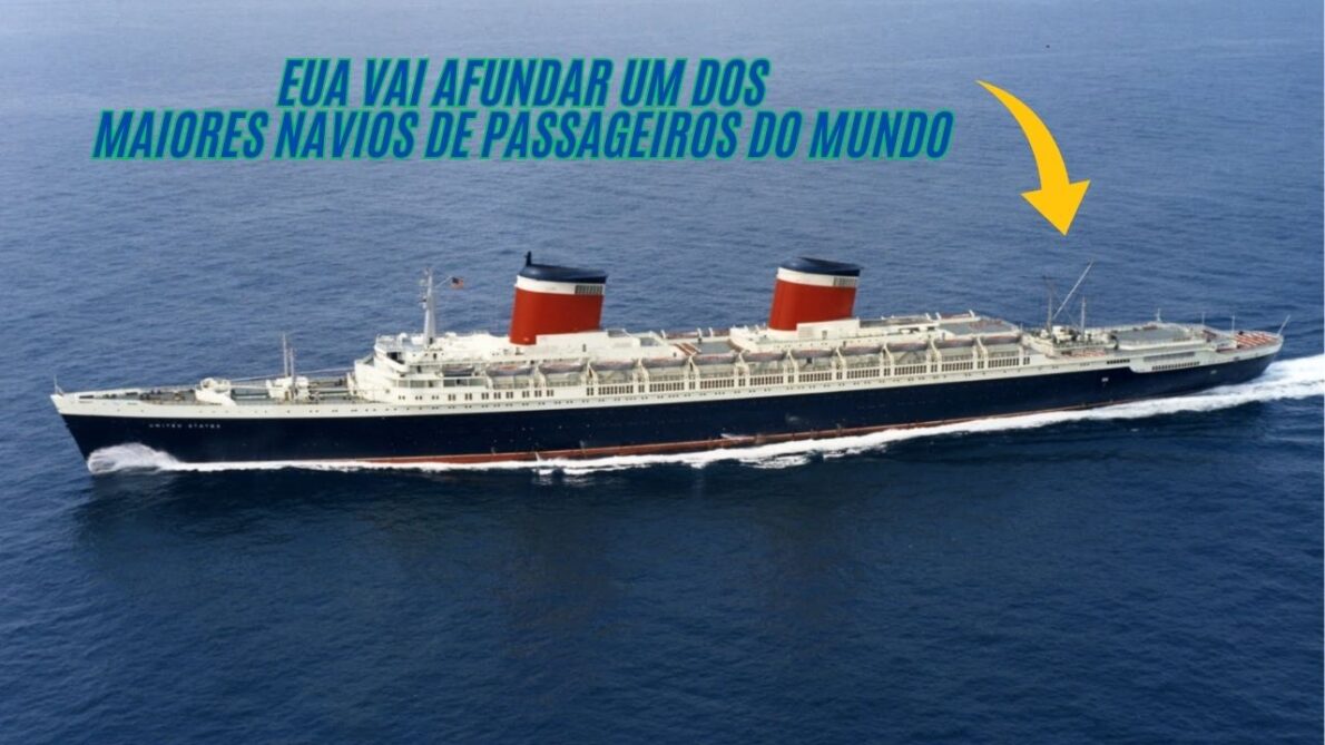 Transatlântico SS United States será afundado para se tornar o maior recife artificial do mundo