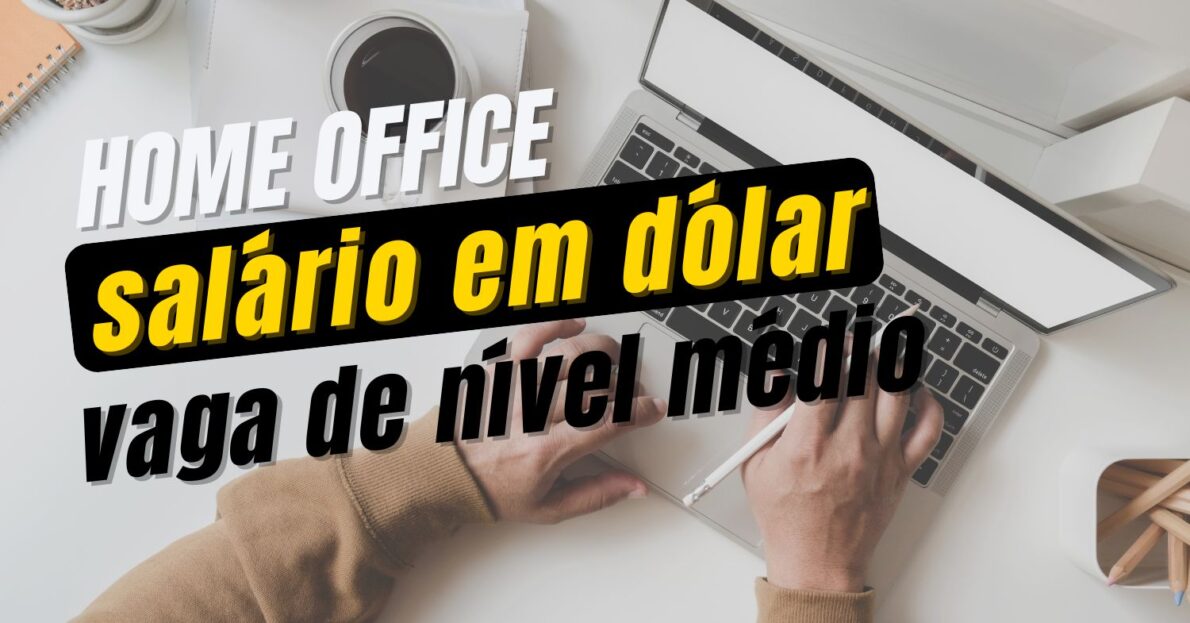 Vaga home office Analista de Logística com salário em dólar de até R$ 7.895