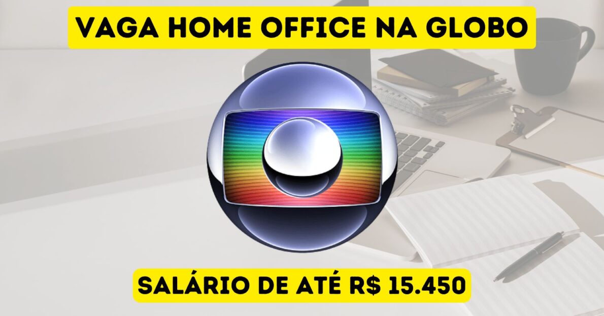 Vaga home office na Globo para Desenvolvedor(a) Full Stack Pleno com salários de até R$ 15.450