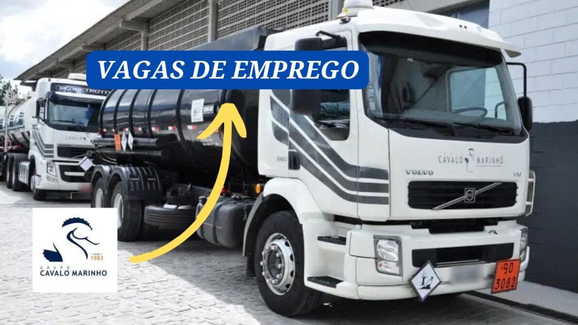 Você está em busca de uma oportunidade como Motorista de Caminhão em uma empresa sólida e reconhecida no mercado? Vagas de emprego no Grupo Cavalo Marinho, com salários atrativos e benefícios