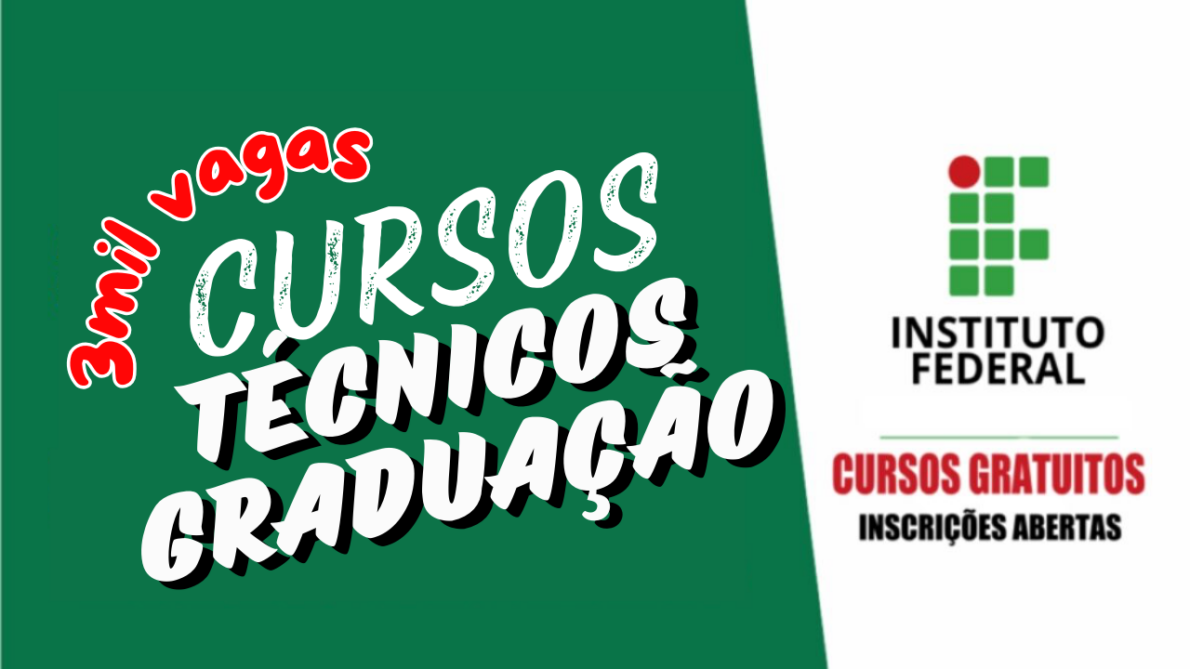 técnicos - cursos - vagas - cursos gratuitos - instituto federa