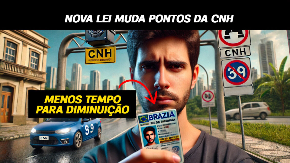 Nova lei promete reduzir pontos na CNH, mas exige 6 meses sem infrações. Será que essa mudança vai impactar você?