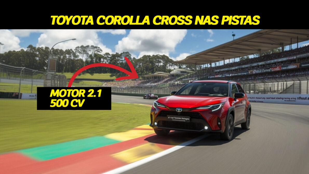 Toyota lança o novo Corolla Cross para a Stock Car 2025, prometendo inovações tecnológicas e um motor de 500 cv. Revolução à vista!