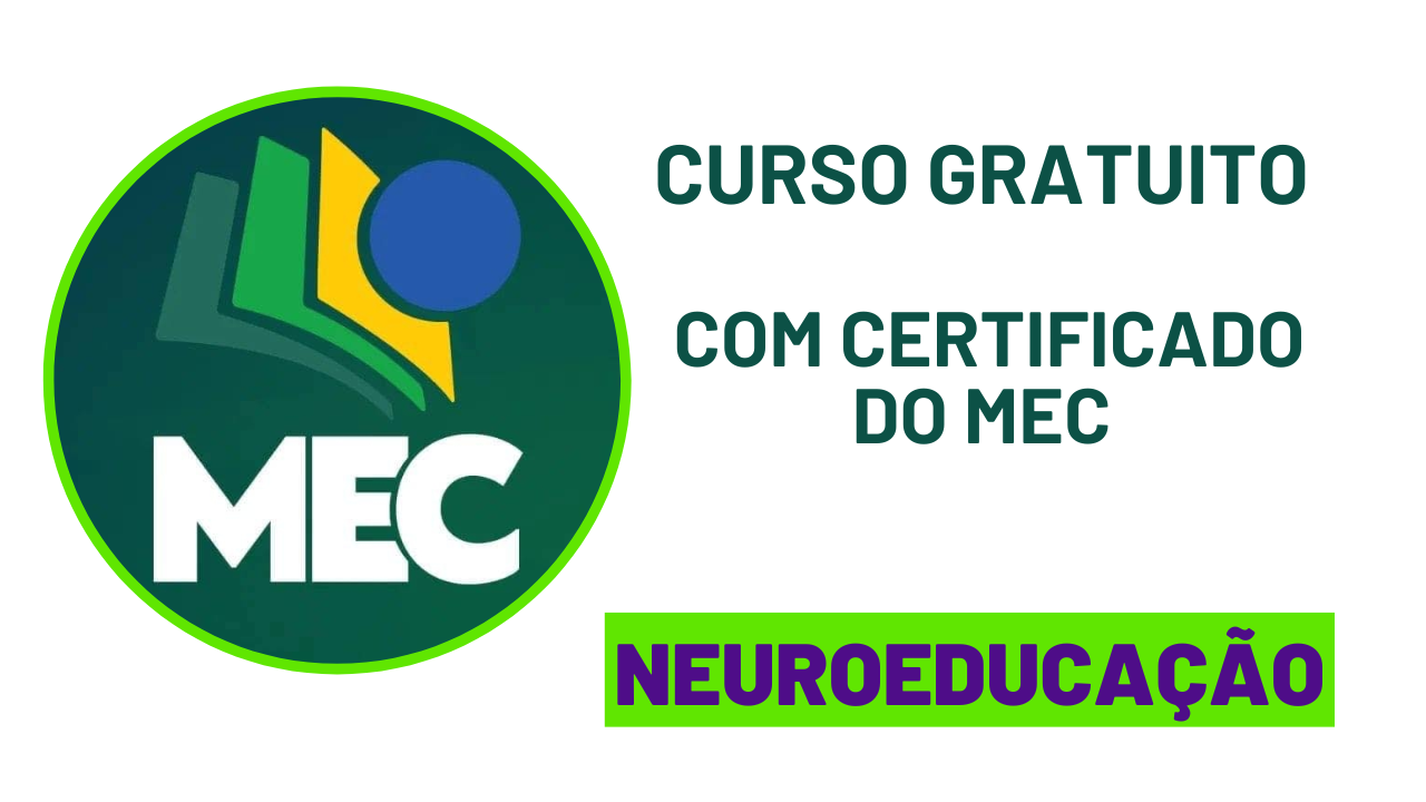 Ministério da Educação (MEC) oferece vagas para curso gratuito de neuroeducação, capacitando educadores para melhorar práticas pedagógicas.