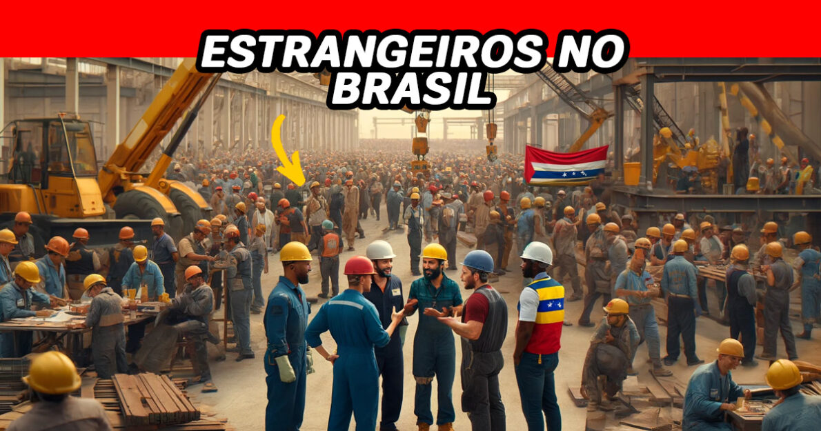 A contratação de estrangeiros no Brasil cresceu mais de 50%! Venezuelanos e cubanos dominam o mercado formal, principalmente na indústria.