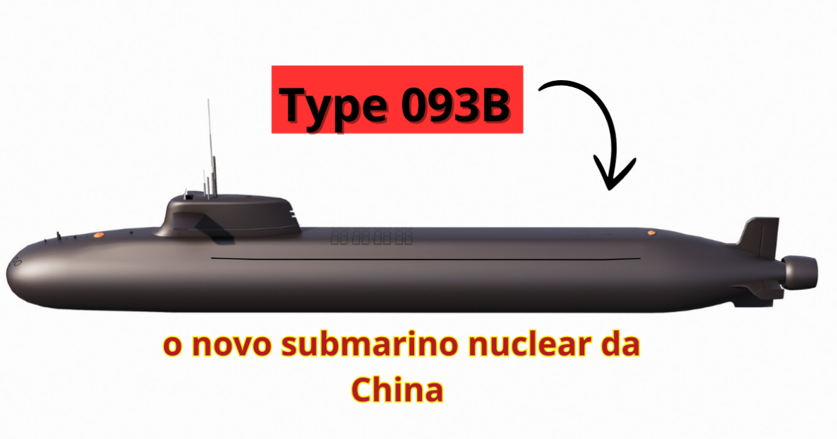 O novo submarino nuclear da China, Type 093B, promete revolucionar a guerra submarina e alterar o equilíbrio de poder global. ( Imagem: Reprodução/Canva)