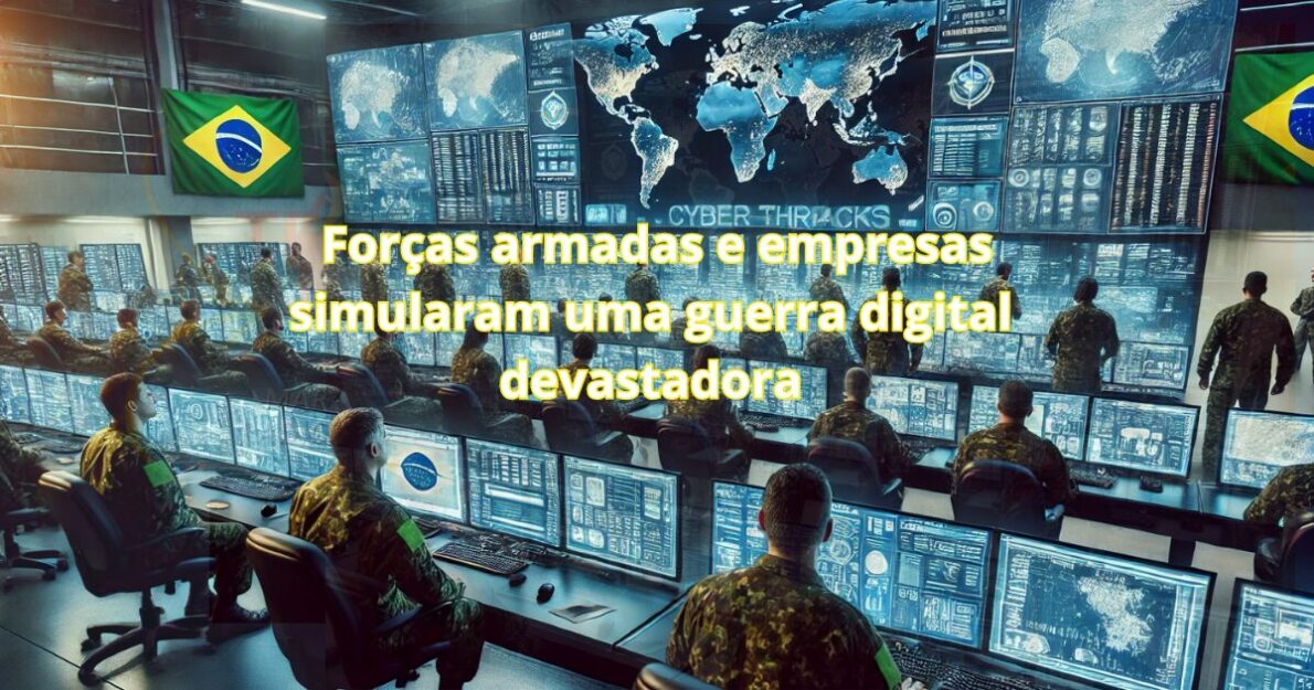 Exército Brasileiro simula maior guerra cibernética no Guardião Cibernético 6.0: Como proteger as infraestruturas críticas do país? (Imagem: Reprodução/Canva)