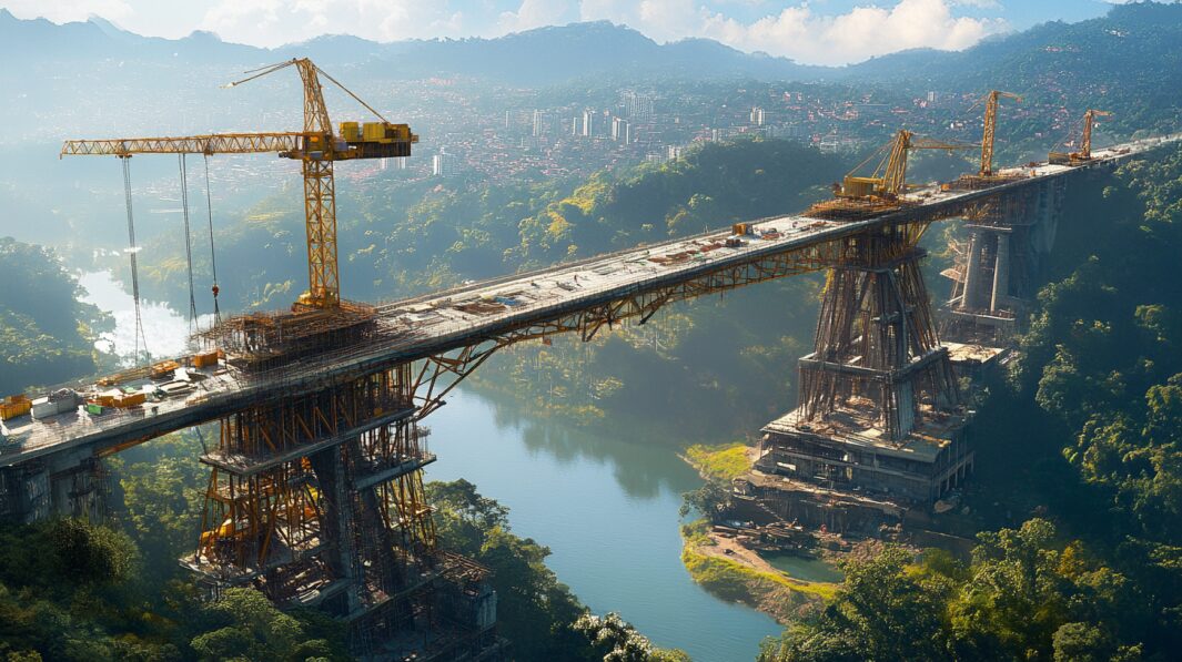 Araquari vai construir ponte monumental de 489 metros para desafogar a BR-280! Confira o valor e os impactos desse mega projeto. (Foto/ Ilustração/ IA)