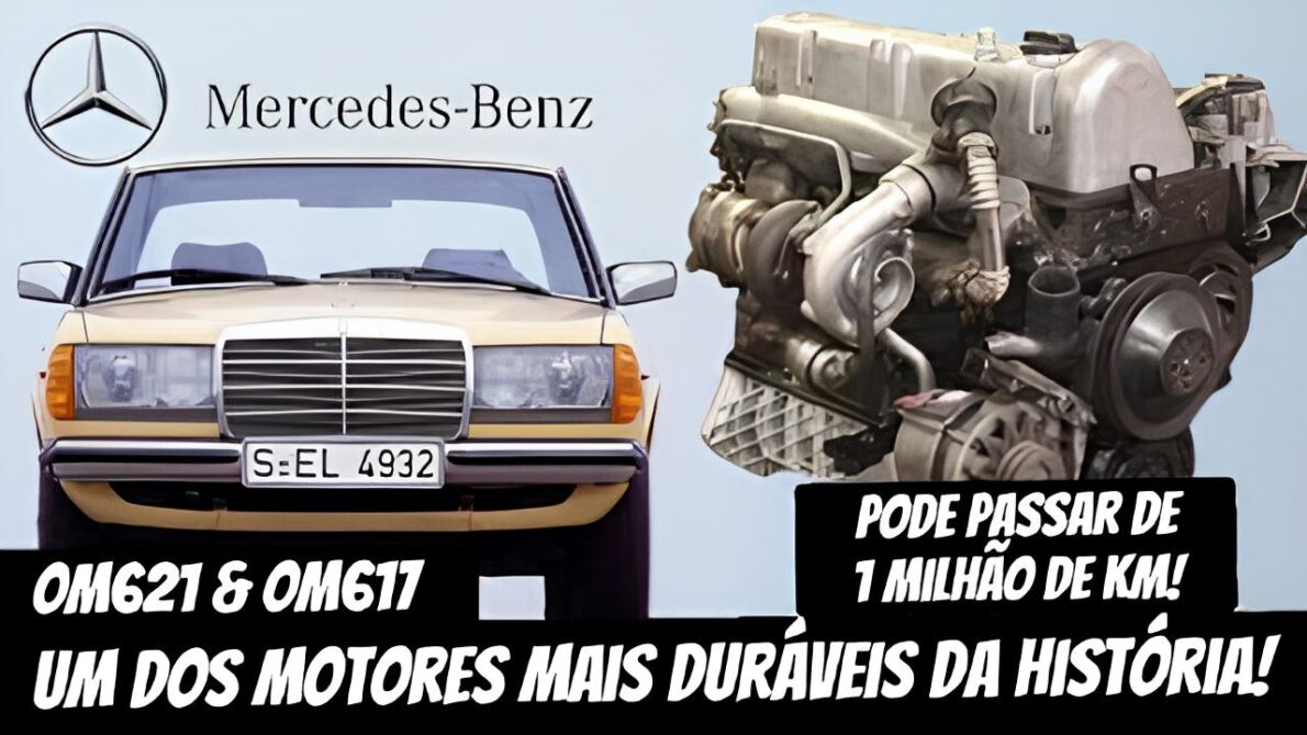 OM621 e OM617: os motores lendários da Mercedes-Benz que rodaram mais de 1 milhão de km sem retífica e conquistaram uma reputação inigualável de durabilidade