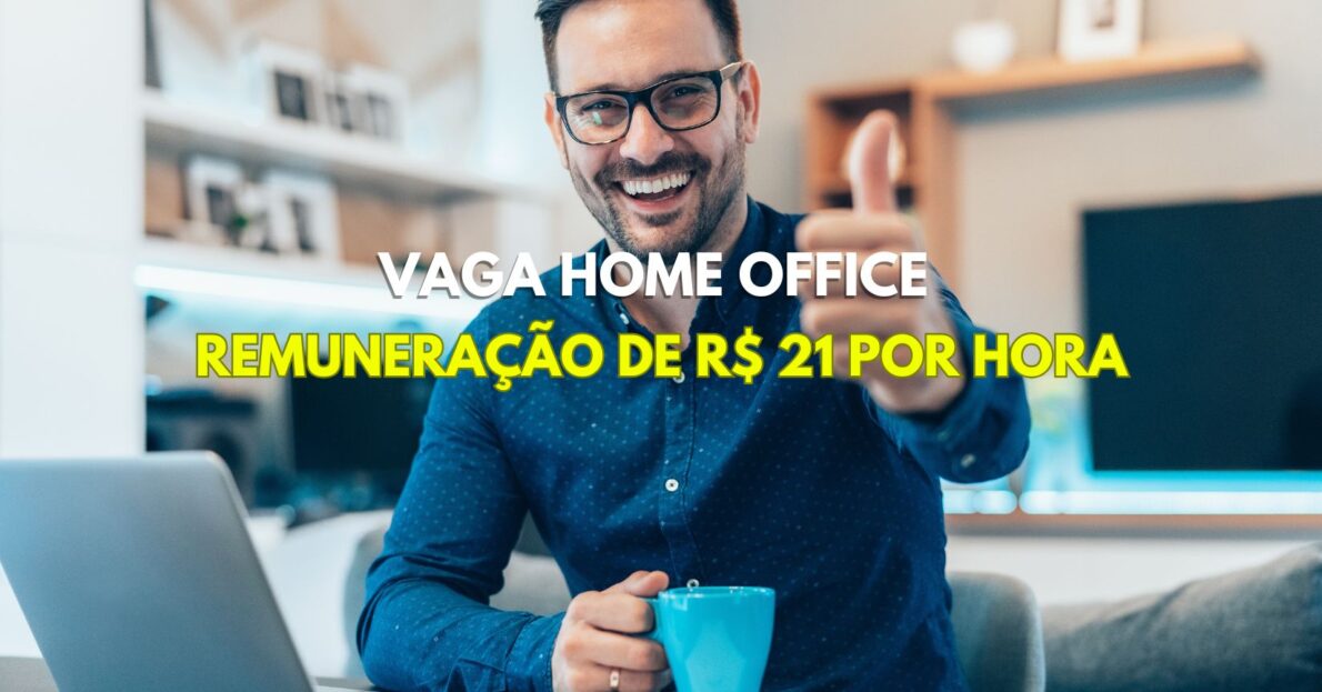 Empresa abre processo seletivo com vaga para trabalhar em casa (Home Office) de 2 a 4 horas por dia com remuneração de R$ 21 por hora para atuar como consultor financeiro